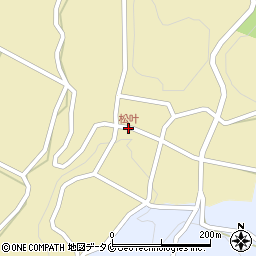 松叶周辺の地図