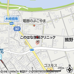 宮崎県宮崎市熊野1618周辺の地図