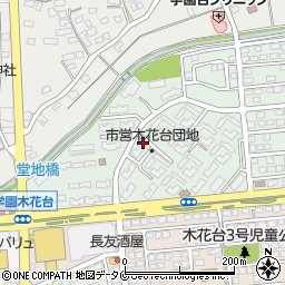 宮崎県宮崎市学園木花台北3丁目周辺の地図