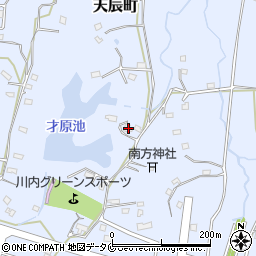 鹿児島県薩摩川内市天辰町1359-3周辺の地図