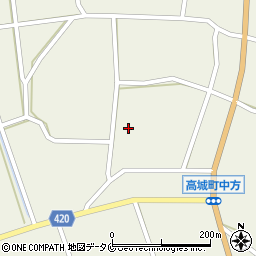 宮崎県都城市高城町石山1023周辺の地図