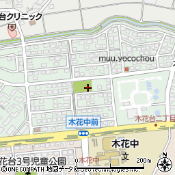 宮崎県宮崎市学園木花台北周辺の地図