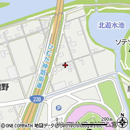 宮崎県宮崎市熊野2293周辺の地図