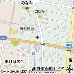 セブンイレブン田野中ノ原店周辺の地図