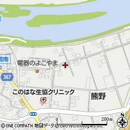 宮崎県宮崎市熊野1858-1周辺の地図