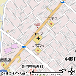 鹿児島銀行コープかごしま川内店 ＡＴＭ周辺の地図