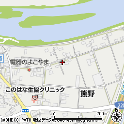 宮崎県宮崎市熊野1857周辺の地図