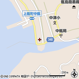 南日本銀行下甑支店 ＡＴＭ周辺の地図