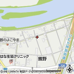 宮崎県宮崎市熊野2354周辺の地図