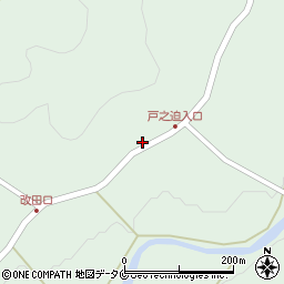 鹿児島県霧島市牧園町下中津川1101周辺の地図