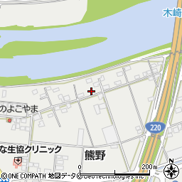 宮崎県宮崎市熊野2367-3周辺の地図
