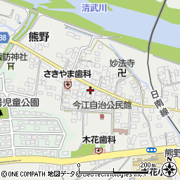 宮崎県宮崎市熊野9950-2周辺の地図