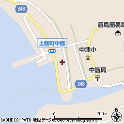 甑島商船　中甑港代理店周辺の地図