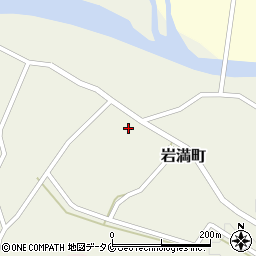 宮崎県都城市岩満町876-3周辺の地図