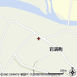 宮崎県都城市岩満町876-2周辺の地図