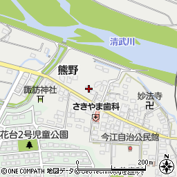 宮崎県宮崎市熊野10081-11周辺の地図