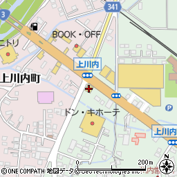 ガスト鹿児島川内店周辺の地図