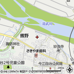 宮崎県宮崎市熊野10086-5周辺の地図