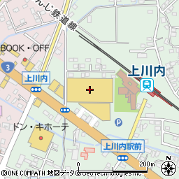 スーパーセンターニシムタ上川内店周辺の地図