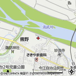 宮崎県宮崎市熊野10086-1周辺の地図
