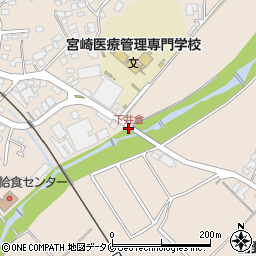 下井倉周辺の地図