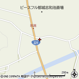 宮崎県都城市岩満町224周辺の地図