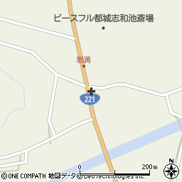 宮崎県都城市岩満町223周辺の地図