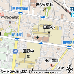 宮崎市社会福祉協議会田野支所周辺の地図