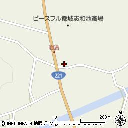 宮崎県都城市岩満町386周辺の地図