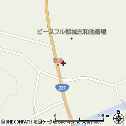 宮崎県都城市岩満町389-3周辺の地図