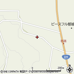 宮崎県都城市岩満町111-1周辺の地図