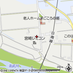 宮崎県宮崎市熊野3007-1周辺の地図