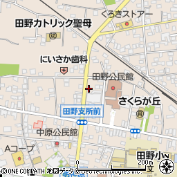 田野町商工会周辺の地図