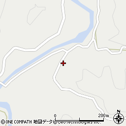 鹿児島県霧島市牧園町上中津川640-14周辺の地図