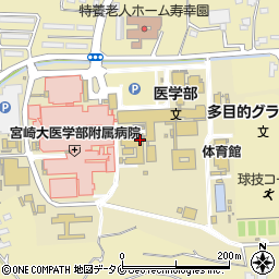 宮崎大学　清武キャンパス周辺の地図