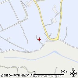 鹿児島県霧島市溝辺町三縄1483-1周辺の地図