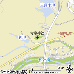 今泉神社周辺の地図