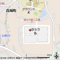京セラ周辺の地図