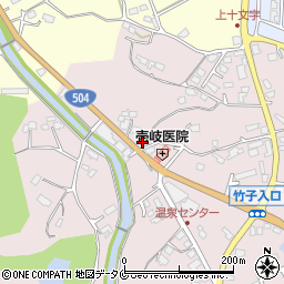 鹿児島県霧島市溝辺町有川884周辺の地図