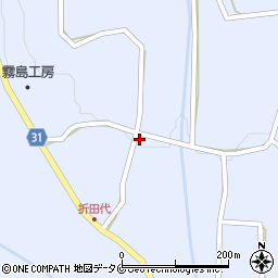 折田代農業者中央研修館周辺の地図