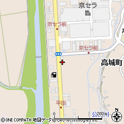 薩摩自動車整備工場周辺の地図