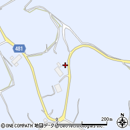 鹿児島県霧島市溝辺町三縄1467周辺の地図