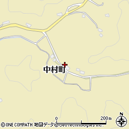 鹿児島県薩摩川内市中村町3448周辺の地図