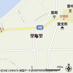 鹿児島県薩摩川内市里町里周辺の地図