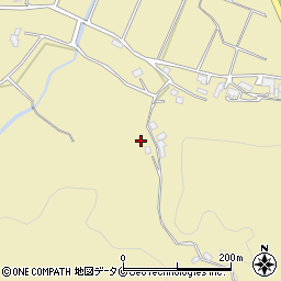 鹿児島県薩摩川内市中村町7758周辺の地図