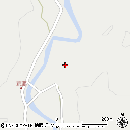 鹿児島県霧島市牧園町上中津川382-1周辺の地図