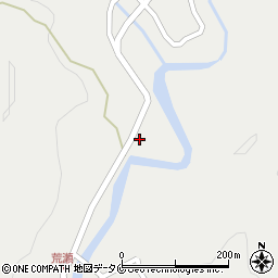 鹿児島県霧島市牧園町上中津川53周辺の地図