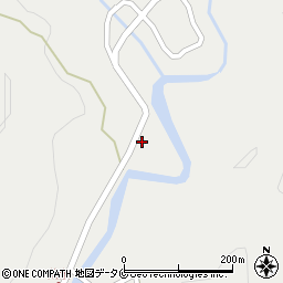 鹿児島県霧島市牧園町上中津川56周辺の地図