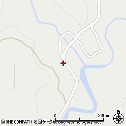 鹿児島県霧島市牧園町上中津川62周辺の地図