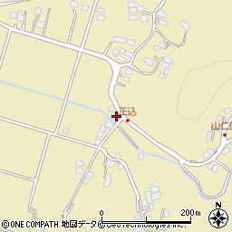 鹿児島県薩摩川内市中村町454周辺の地図